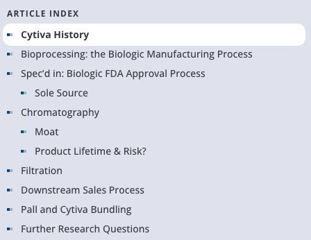 IP Research: Danaher Biotechnology: Cytiva & Downstream Bioprocessing